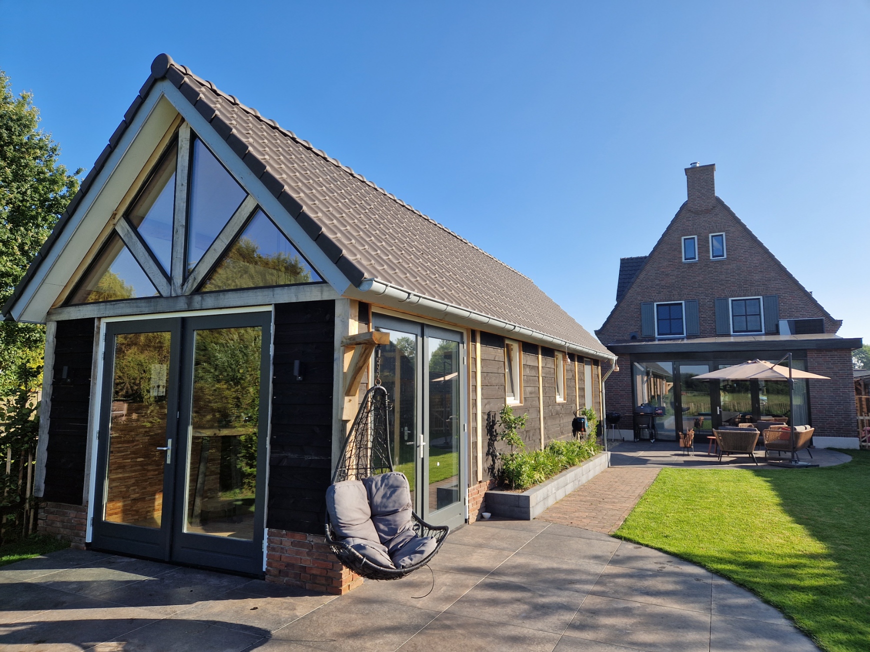 Foto van totaal gerealiseerde nieuwbouw uitgevoerd door bouwbedrijf Arts